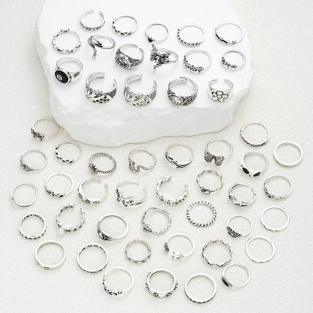 51 Pcs Ring Set Gothic Rings