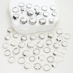 51 Pcs Ring Set Gothic Rings