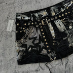 Y2K Gothic Black Skirt