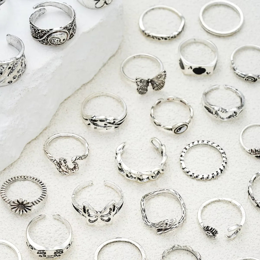51 Pcs Ring Set Gothic Rings