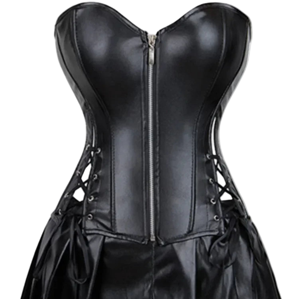 Gothic Leather Corset