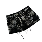 Y2K Gothic Black Skirt