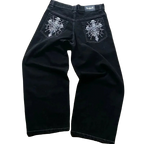 American Gothic Rock Skeleton Pattern Oversized Y2K