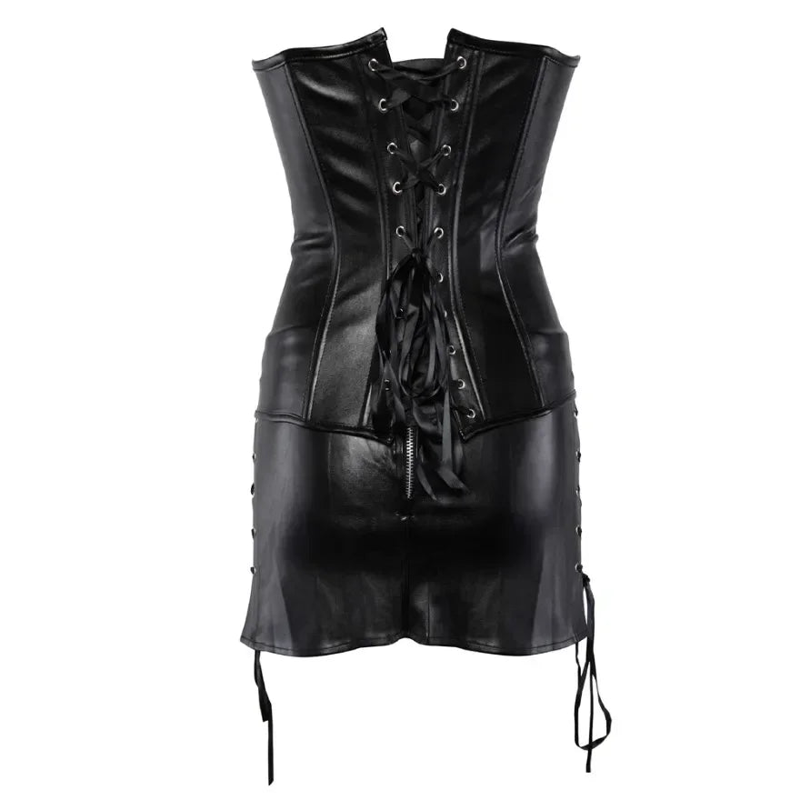 Gothic Leather Corset
