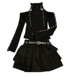 Gothic Grunge Fishnet 2 Piece