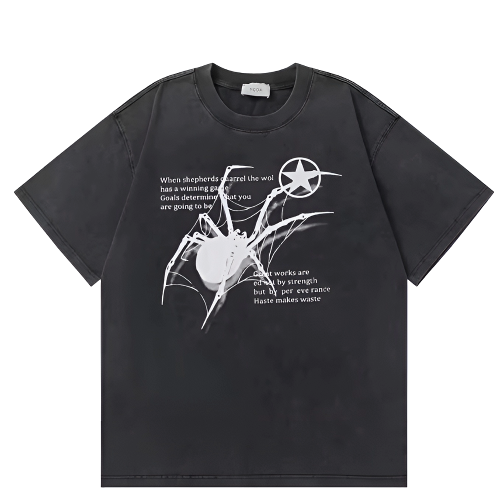 Oversized Y2k Black Spider