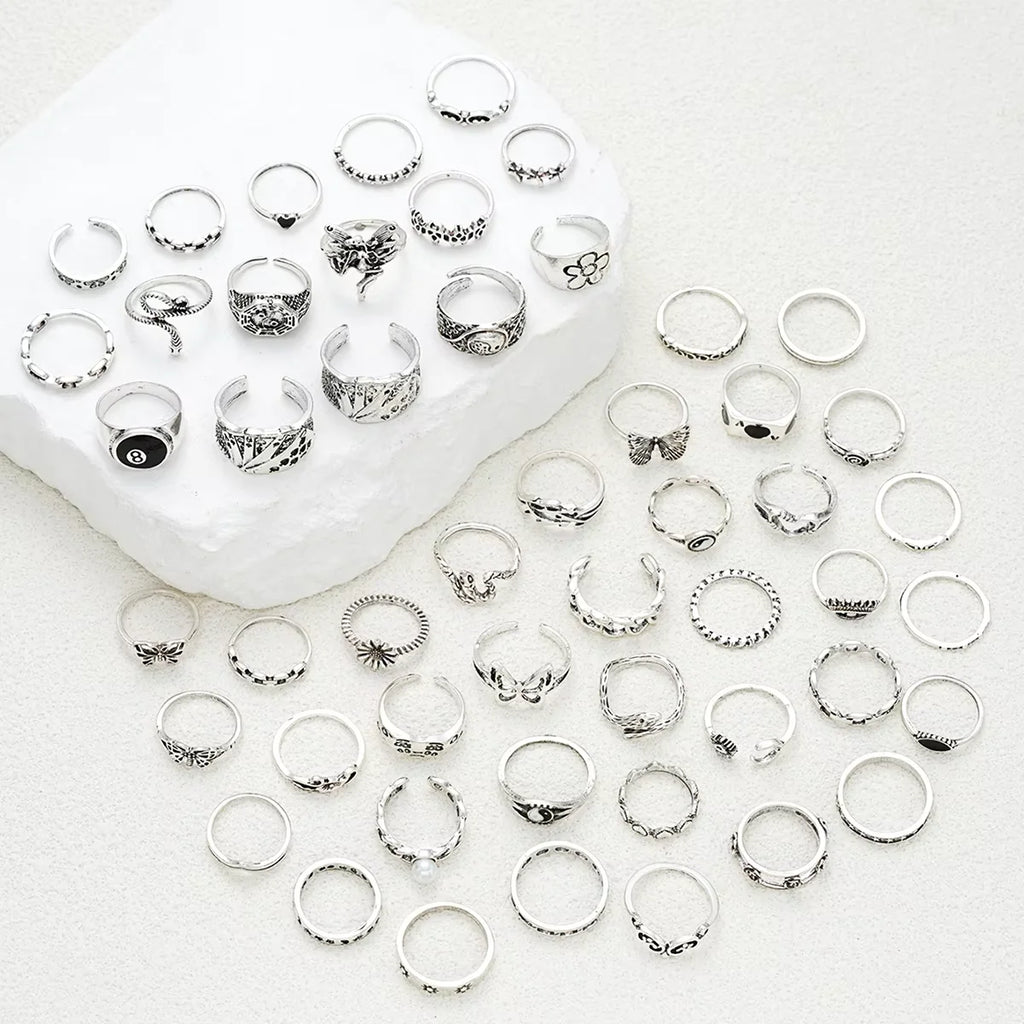 51 Pcs Ring Set Gothic Rings