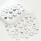 51 Pcs Ring Set Gothic Rings