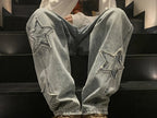 Fashion Five-pointed Star Jeans